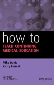 How to Teach Continuing Medical Education - Cover