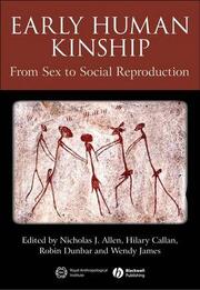Early Human Kinship