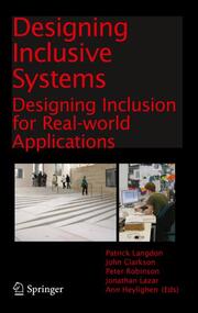 Designing Inclusive Systems - Cover