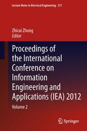 Proceedings of the International Conference on Information Engineering and Applications (IEA) 2012 - Cover