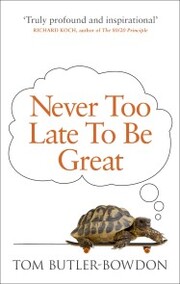 Never Too Late To Be Great - Cover
