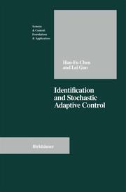 Identification and Stochastic Adaptive Control - Cover