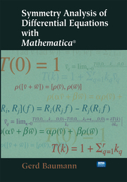Symmetry Analysis of Differential Equations with Mathematica® - Cover