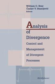 Analysis of Divergence - Cover