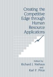 Creating the Competitive Edge through Human Resource Applications - Cover