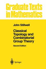 Classical Topology and Combinatorial Group Theory - Cover