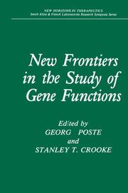 New Frontiers in the Study of Gene Functions