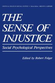 The Sense of Injustice - Cover