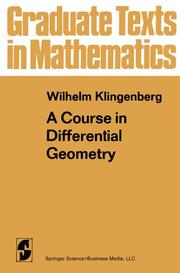 A Course in Differential Geometry - Cover