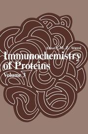 Immunochemistry of Proteins - Cover