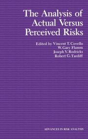 The Analysis of Actual Versus Perceived Risks