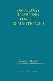 Ontology Learning for the Semantic Web - Cover