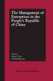 The Management of Enterprises in the People's Republic of China