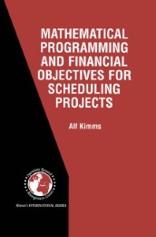 Mathematical Programming and Financial Objectives for Scheduling Projects - Abbildung 1