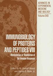 Immunobiology of Proteins and Peptides VIII - Cover
