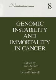 Genomic Instability and Immortality in Cancer - Cover