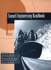 Tunnel Engineering Handbook - Cover