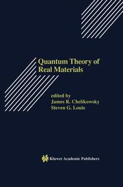 Quantum Theory of Real Materials - Cover