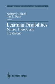 Learning Disabilities - Cover