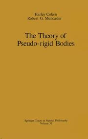 The Theory of Pseudo-rigid Bodies - Cover