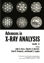 Advances in X-Ray Analysis - Cover