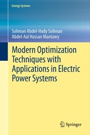 Modern Optimization Techniques with Applications in Electric Power Systems - Cover