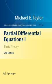 Partial Differential Equations I - Cover