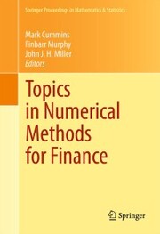 Topics in Numerical Methods for Finance - Cover