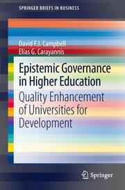 Epistemic Governance in Higher Education - Cover