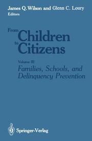 Families, Schools, and Delinquency Prevention - Cover