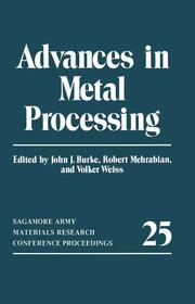 Advances in Metal Processing
