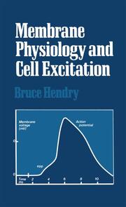 Membrane Physiology and Cell Excitation - Cover