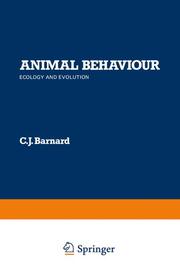 Animal Behaviour - Cover