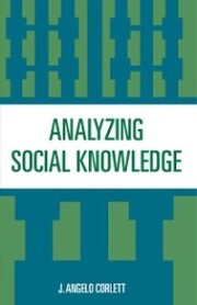 Analyzing Social Knowledge - Cover