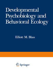 Developmental Psychobiology and Behavioral Ecology - Cover