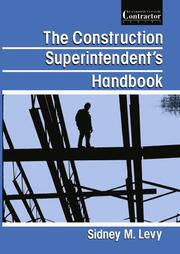 The Construction Superintendents Handbook - Cover