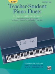 Easy Teacher-Student Piano Duets in Three Progressive Books, Book 1