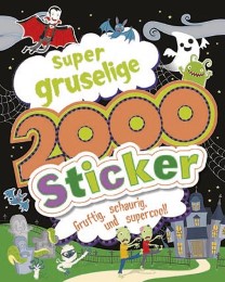 Super gruselige 2000 Sticker