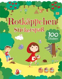 Rotkäppchen Stickerspaß - Cover