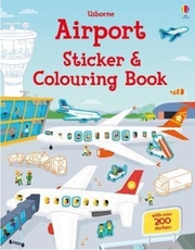 Usborne Airport Sticker & Colouring Book - Cover