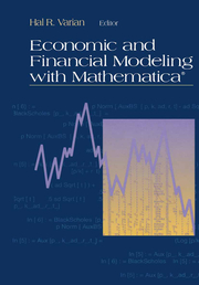 Economic and Financial Modeling with Mathematica - Cover