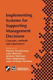 Implementing Systems for Supporting Management Decisions - Cover