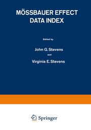 Mössbauer Effect Data Index