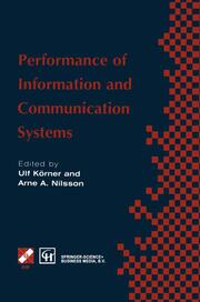 Performance of Information and Communication Systems - Cover
