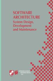 Software Architecture: System Design, Development and Maintenance - Cover