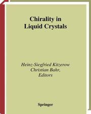 Chirality in Liquid Crystals - Cover