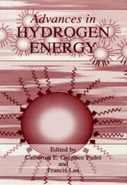 Advances in Hydrogen Energy - Cover