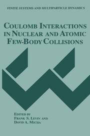 Coulomb Interactions in Nuclear and Atomic Few-Body Collisions - Cover