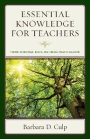 Essential Knowledge for Teachers
