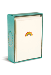 Boxed Notes: Rainbow - Gruß- und Geschenkkartenbox mit Kuverts: Regenbogen